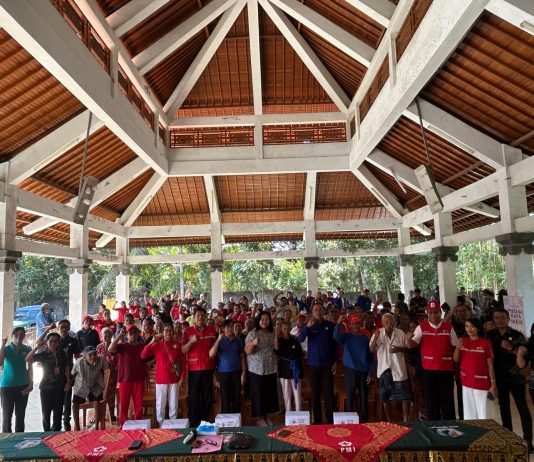 PMI Kabupaten Badung Gelar Safari Kesehatan di Desa Bongkasa, Hadirkan Layanan Kesehatan dan Donor Darah